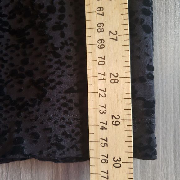 NYGARD SLIMS Womens Flocked Snakeskin Print Straight Leg Stretch Pant Sz Medium - Picture 6 of 8